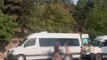 Cadde ortasında dehşet anları: Demir sopalarla darp ettiler