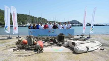 Göcek Halk Plajı’nda deniz dibi temizliği tamamlandı