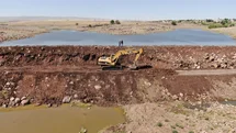 Karacadağ’da gölet onarıldı, 7 bin hayvan ve tarım arazileri suya kavuştu