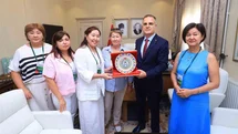 Kazakistanlı eğitimcilerden Muğla Valisi Akbıyık’a ziyaret