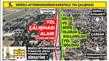 Denizli-Afyonkarahisar Karayolundaki yol çalışması nedeniyle yolculuklar 1 saate kadar uzayabilir