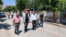 Efeler Belediyesi Umurlu’daki 10 bin metrekarelik yola parke taşı döşeyecek