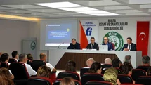 Bursa’da esnaflar vergi borçlarında düşük faizli ödeme ve taksitle ilgili bilgilendirildi