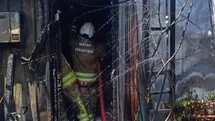 Antakya’da konteyner yangını
