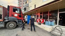 Osmaniye’de iş yeri yangını