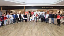 Adıyaman’da şehit yakınları ve gazilerin ebru sergisi açıldı