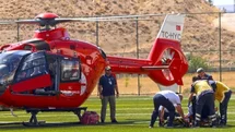 Kalp hastası hava ambulansıyla Malatya’ya sevk edildi