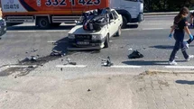 Eskişehir’de otomobil ile motosiklet çarpıştı: 3 yaralı