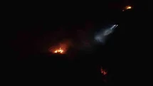 Balıkesir’de gece yarısı orman yangını çıktı