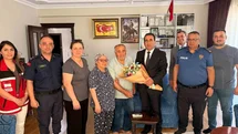 Yeni kaymakamın ilk durağı şehit evi oldu