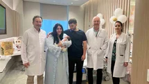 Yüksek riskli gebelik mutlu sona bitti, Barlas bebek dünyaya geldi