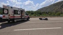 İspir’de motosiklet kazası: 1 Yaralı