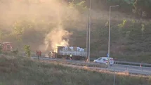 Sultangazi'de Kamyon Yangını