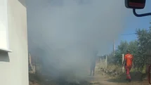 Manisa'da Anız Yangını Kontrol Altına Alındı