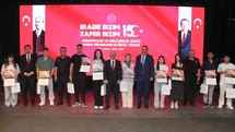 Aydın’da 15 Temmuz Ödül Töreni Gerçekleştirildi