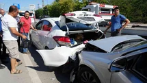 Kocaeli'de Zincirleme Trafik Kazası