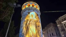 Galata Kulesi’nde 15 Temmuz’a özel Mapping gösterisi