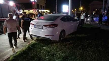 Malatya'da Trambüs Direğine Çarpma Kazası