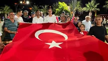 Bozyazı'da Selamlar Demokrasi ve Milli Birlik İçin Yükseldi