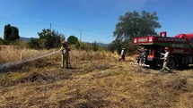 Emet’te arazi yangını: 2 dönüm alan zarar gördü