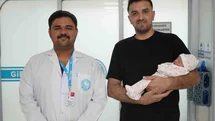 Normal doğum için 503 kilometre katetti