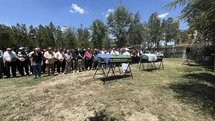 Konya'da Anne ve Kızı Uğurlandı