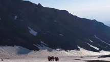 İnegöl'de Dağcılar Erciyes'e Tırmandı