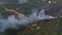 Tekirdağ'da Anız Yangını Kontrol Altında