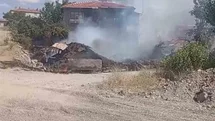 Ankara’da otları temizlemek için yakılan ateş eve sıçradı