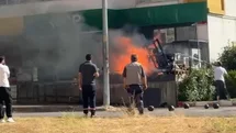 Siirt'te Atık Malzeme Yangını Söndürüldü