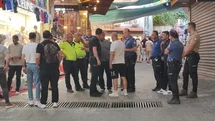 Kuşadası'nda Esnaf Kavgası Yaşandı