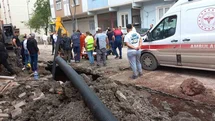 Ordu'da Altyapı Çalışmasında Göçük