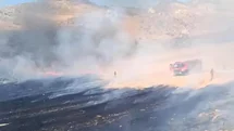 Nallıhan’da otluk alanda çıkan yangın söndürüldü