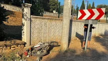 Manisa'da Motosiklet Kazası