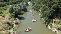 Düzce'de Rafting Etkinliği Düzenlendi