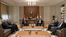 KKTC Cumhurbaşkanı Erhürman Binali Yıldırım'ı Kabul Etti
