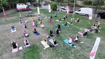 Aydın Efeler'de Yoga Etkinliği Yoğun İlgi Gördü