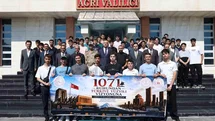 Ağrı'dan Öğrenci Kafilesi Uğurlandı