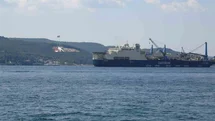 Dev Boru Döşeme Gemisi Çanakkale'den Geçti