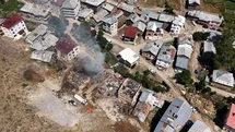 Bayburt'ta Yangın Sonrası Hasar Tespiti
