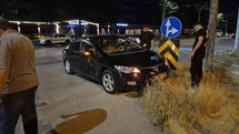Eskişehir'de Otomobil ve Taksi Çarpıştı
