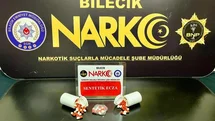 Bilecik’te uyuşturucu operasyonuna 2 gözaltı