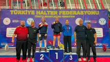 Bilecikli halterci Türkiye üçüncüsü oldu