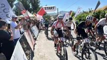 Kapadokya'da Dağ Bisikleti Şampiyonası Düzenlendi