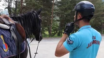 Bolu'da Atlı Jandarma Timleri Görevde