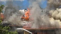 Kütahya Tavşanlı'da Bahçe Evi Yangını
