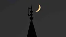 Bitlis'te Hilal ve Minare Aynı Karede