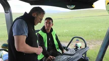 Kars'ta Yol Çalışmaları İncelendi