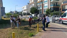 Manavgat’ta ticari taksi ile otomobil çarpıştı: 4 yaralı