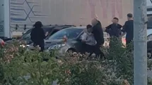 Konya'da Trafikte Kavga Anları Kaydedildi